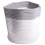 Cotton Rope Storage Baskets Bin Storage Square Organizer Foldable Decorative Woven Basket with Handles, D 5
