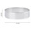 45 Pack Stainless Steel Tart Ring, Heat-Resistant Perforated Cake Mousse Ring, Round Ring Baking Doughnut Tools 8