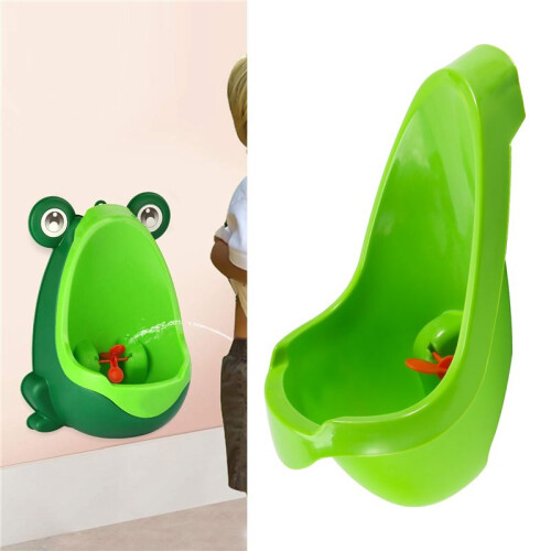 1 x Fun Pot Children Frog-shaped urinal (green) 2