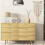 Boho Rattan Dresser Knobs Round Wooden Drawer Knobs Handmade Wicker Woven and Screws for Boho Furniture Knobs 36Pcs 5