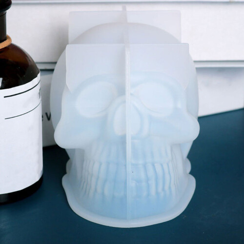 1Witte Siliconen Kaarsmal Voor Creatieve Halloween DIY 2