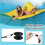 Floating Water Mat Tether Kit Lily Pad Tether Floating Mat Straps Tether and Grommet Kit Foam Water Pad Tether 6