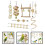 1Set Parkiet Decoratie Met Loopladder En Kauwspeelgoed 7