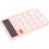 Roze Draagbare Calculator Voor Studenten, Compact En Schattig 11