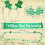 1 Set St Patricks Day Ketting Bril Hoofdband Feestaccessoire 2