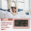LED Digital Clock Electronic Digital Screen Desktop Clock for Home Office Backlight Snooze Data Calendar Clocks - 6