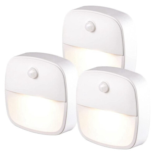 9X Indoor Motion Sensor Light,Battery Operated LED Night Light, Automatic Stair Night Light for Hallway 1