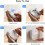 9X Indoor Motion Sensor Light,Battery Operated LED Night Light, Automatic Stair Night Light for Hallway 4
