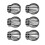 12PCS Gutter Guard Downspouts Filter Strainer Preventing Leaf Debris Branches Roof Moss From Clogging the Pipes 4