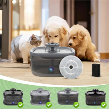 Katzenwasserbrunnenfilter & Pumpenfilter-Schwämme für Kastty & SIBAYS 2,5Gal / 9,5L Tierwasserbrunnen Spender 6+6