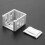 12X 1 Inch Blind Brackets White Profile Box Mounting Bracket Window Blinds Headrail Bracket 6