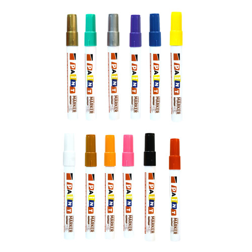 Hochtemperaturbeständiger Lackmarker für industrielle-Rot 1