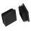 40mm x 40mm Plastic Square Tube Inserts End Blanking Caps Black 30 Pcs 2