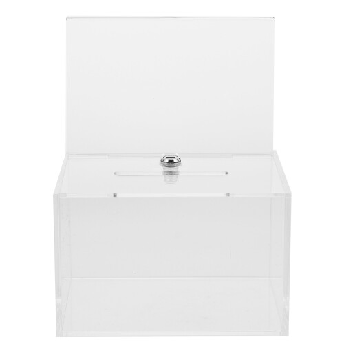 Draagbare Heldere Acryl Tip- En Suggestiebox