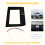 9 Inch Car Frame Radio Fitting Adapter Dash Trim Kit for  BT50 BT-50 2022 2Din Navigation Panel Frame 6