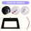 9 Inch Car Frame Radio Fitting Adapter Dash Trim Kit for  BT50 BT-50 2022 2Din Navigation Panel Frame 5