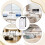 Cable Brush Wall Plate with Low Voltage Mounting Bracket Cable Pass Through Insert Single Gang Wall Cover 7