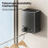 3X Retractable Clothesline Stainless Steel Pull-Out Clothes-Drying Machine Rope Space-Saving Clothes Drying Rack, Black 3