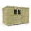 11 x 7 Pent Shed Tanalised (Single Door, With Windows) 2
