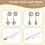 10X Ceiling Fan Pull Chain Fan Extension Chain Fan Chain Pulls Decorative 12 Inch Ceiling Fan Chain Extender Ornament B 9