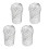 20 Pcs Gutter Downspout Guards 3.5 Inch Aluminum Leaf Filter Strainer Expandable Gutter Downspout Protector 2