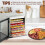 15 Pack Silicone Dehydrator Sheets, Mesh Dehydrator Trays, Non-Stick Fruit Leather Trays, Suitable for Dried Meat 6