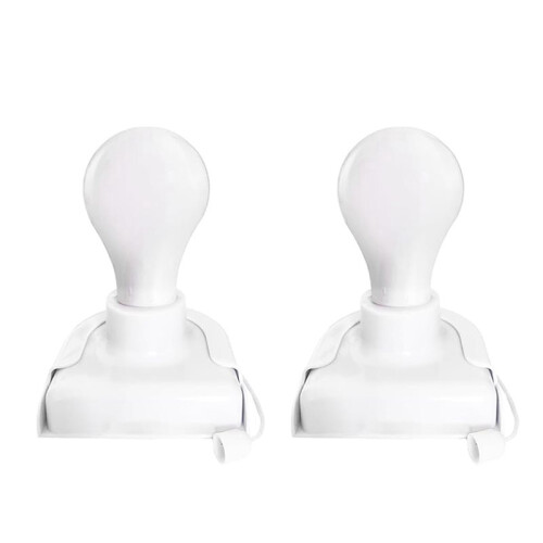 8 Pack Stick  Battery Operated Light Bulb, Closet Light Bulb, Self Adhesive Wall Mounted Light Fixture with Pull Chain 1