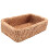 6X Hand-Woven Rectangular Rattan Wicker Basket Fruit Tea Snack Bread Picnic Cosmetic Storage Box S 3