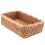 6X Hand-Woven Rectangular Rattan Wicker Basket Fruit Tea Snack Bread Picnic Cosmetic Storage Box S 4