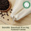 Sacos Reutilizáveis para Café Cold Brew - Sacos de Filtro Grandes de Algodão Orgânico de 32,5 cm (12,8 Polegadas) com Colheres 6