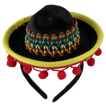 1Feesthoofddeksel Eva Met Mexicaanse Hoed Haaraccessoire