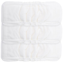 3St Herbruikbare Bamboo Katoen Baby Luiers, Ademend En Comfortabel