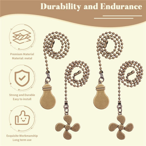 Ceiling Fan Pull Chain Fan Extension Chain Fan Chain Pulls Decorative 12 Inch Ceiling Fan Chain Extender Ornament B 2