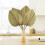 Folhas de Palmeira Secas para Decoração de Quarto 10 Peças - 18 Polegadas H X 10 Polegadas W  Decoração Natural em Folha de Palmeira para um 6