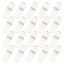 200St Beige Gevouwen Maatlabels Voor Kinderkleding Makkelijk Te Naaien