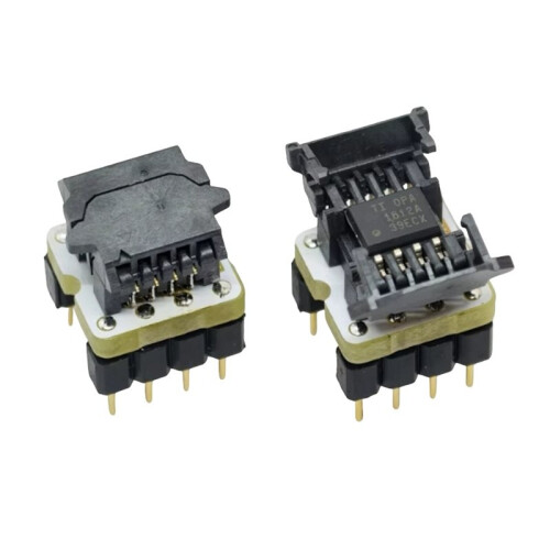 2Pcs Smd to Dip Adapter, Op-Amp Socket, Test Socket, Smd Op-Amp Base, Sop8/Soic8 to Dip8 Converter 1