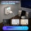 Wall Socket Power Strip with Light 4 AC Outlets 2 USB  1 Type-C Charger  for Home Power Socket-EU Plug Black 6