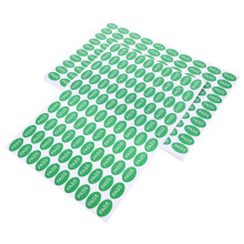 2000St Qc Passed Labels Stickers Duurzaam En Slijtvast Groen