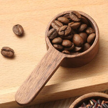 Wooden Measuring Spoon Set Kitchen Measuring Spoons Tea Coffee Scoop Sugar Spice Measure Spoon Measuring Tools,2 Pcs