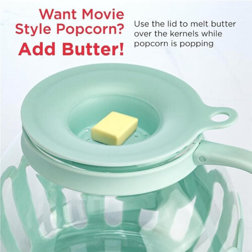Homemade Microwave Popcorn Self‑Exploding Pot High‑Borosilicate Glass Popcorn Maker Safe Heat‑Resistant Kitchen Tool B 2