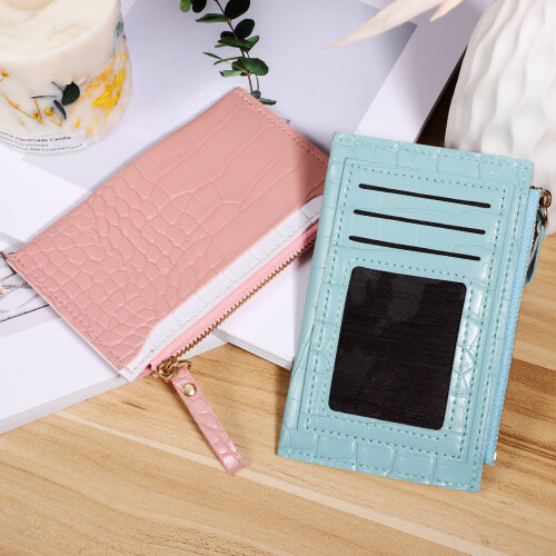2St Grote Capaciteit PU Wallet Vrouwen Multi-Use Met Print Design 2