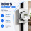 100 Amp Meter Socket 4 Jaw Meter Base 600V 3 Wire Ring Socket Horn Bypass Cover Overhead Underground Electric Meter 5