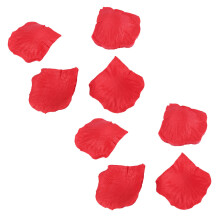 200Pcs Roses Petals Artificial Flowers for Wedding Decoration - Gradual Red
