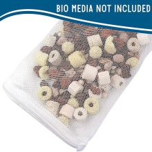 48 Stücke Aquarium Mesh Media Filter Beutel, Nylon Media Filter Mesh Tasche mit Reißverschluss