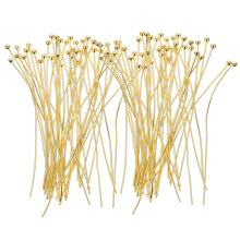 100St DIY Metalen Ball Pins Goud Voor Sieraden En Handwerk