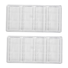 2X Schoko Riegel Schokoladen Form Backen SüßIgkeiten Stock Kuchen Dekorieren Werkzeug Transparent Hart Schokolade Hersteller Polycarbonat
