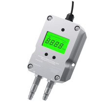 0-3 Kpa Digital Lufttryckstransducer 0-20mA Utgång, Mikro-Differentialtryckssändare med LCD-Skärm för HVAC