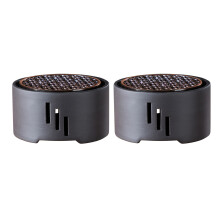 2Stück Keramik Kerzen Ständer Tee Kocher Tee Kocher Milch WäRmer Kerzen Halter mit Matte Ohne Kerze für Haus Kaffee