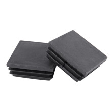 50mm x 50mm Kunststoff Vierkant Blindstopfen KappenrohreinsäTze 24St