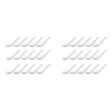 Soup Spoons,30Pcs Japanese Style Spoons Rice Spoons Chinese Asian Soup Spoons with Long Handle for Restaurants